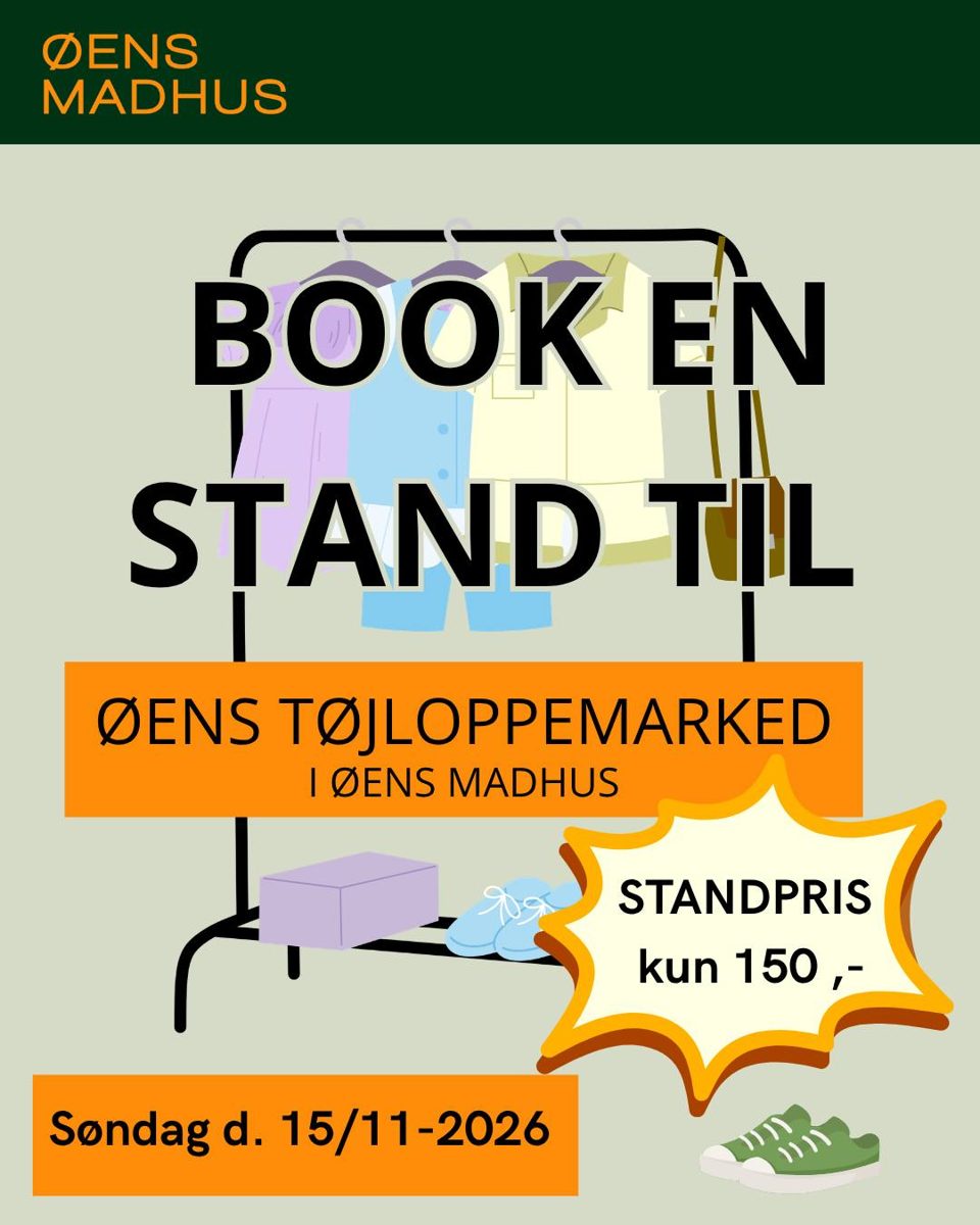 Øens Tøjloppemarked at Generationernes hus