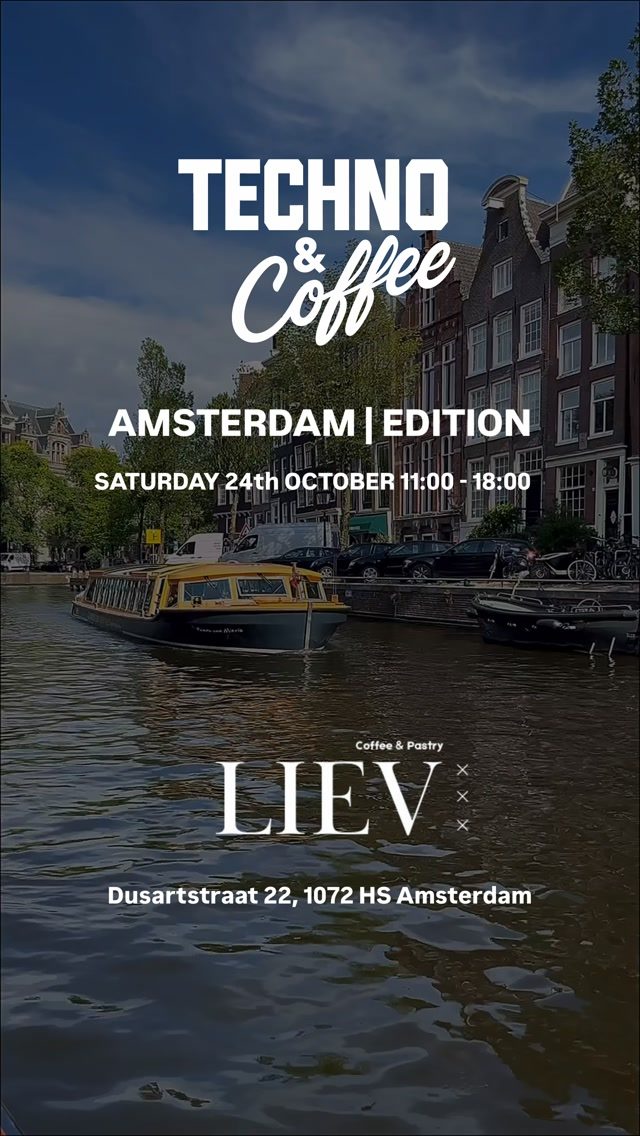 Techno & Coffee — Liev Coffee & Pastry, Saturday, 24 October 2026