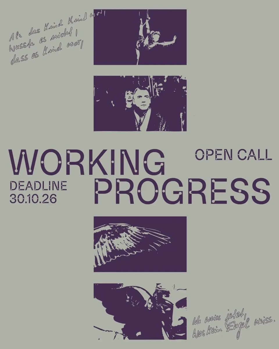 Working Progress — Filmhuis Cavia, Wednesday, 4 November 2026
