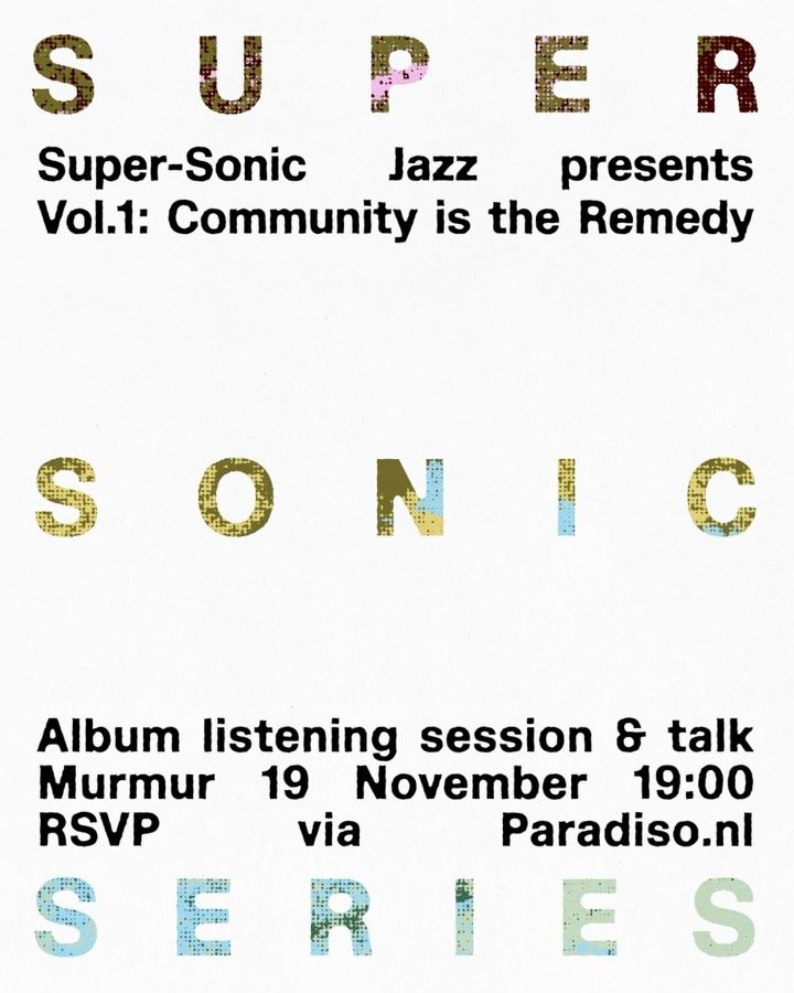 Super-Sonic Series Vol. 1: Community Is the Remedy — murmur, Thursday, 19 November 2026