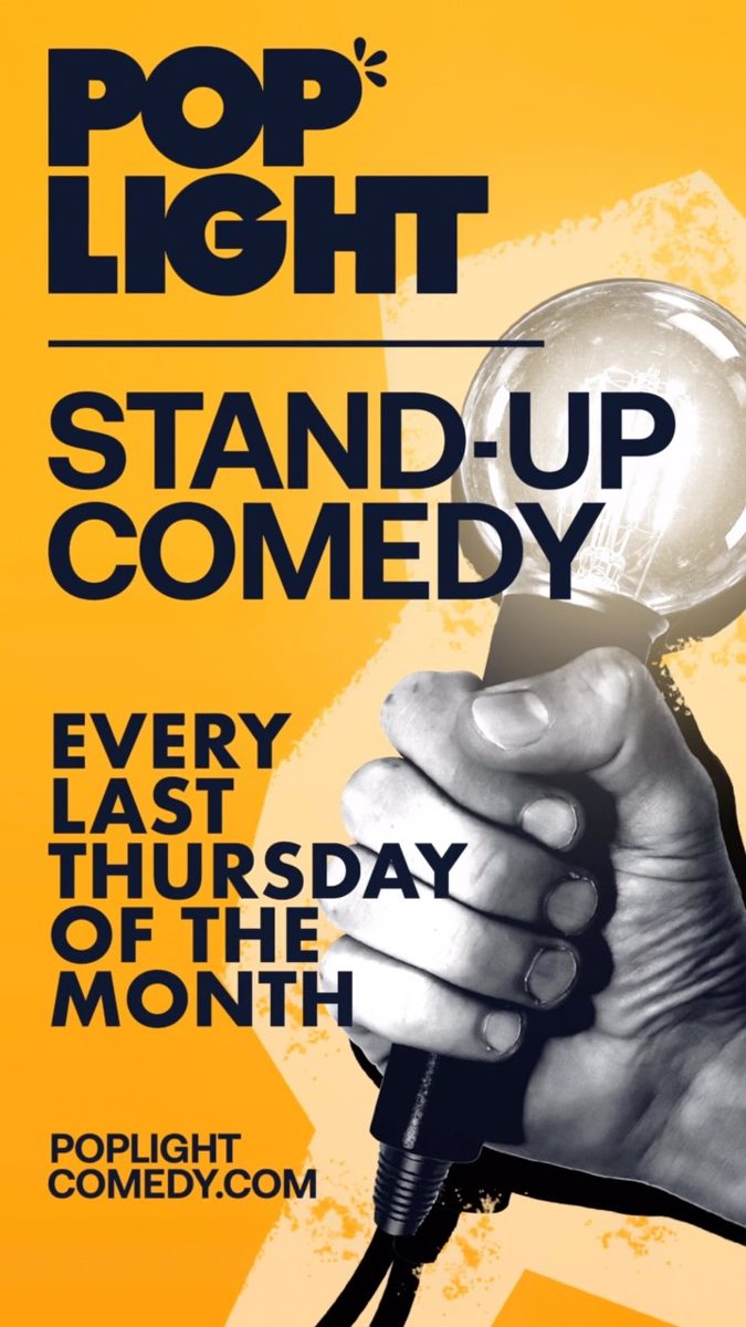 Pop Light Stand-up Comedy — Restaurant Elixer, Thursday, 29 October 2026