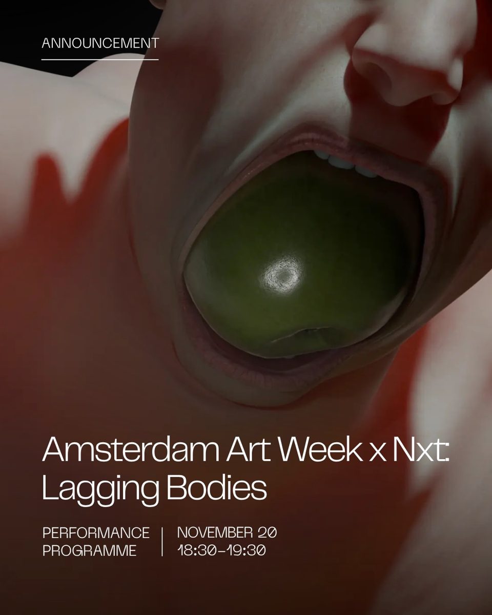 Lagging Bodies — Nxt Museum, Friday, 20 November 2026
