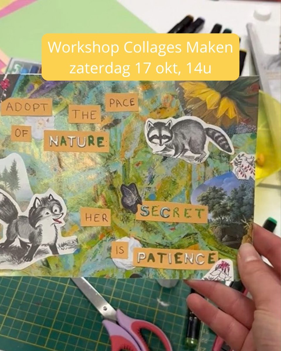 Workshop Collages Maken — Natuur Tuinpark Amstelglorie, Saturday, 17 October 2026