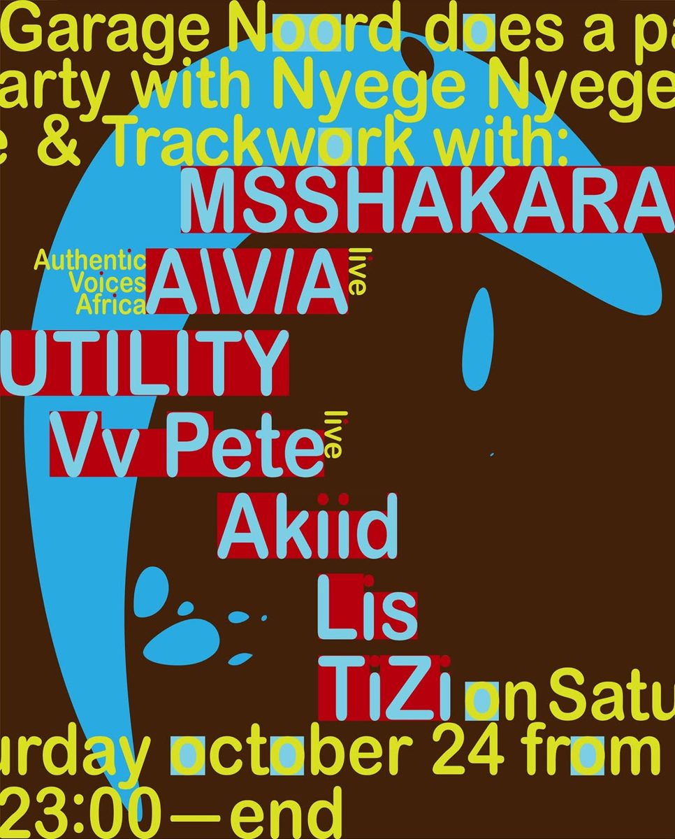 Nye Genyege Fest & Trackwork — Garage Noord, Saturday, 24 October 2026