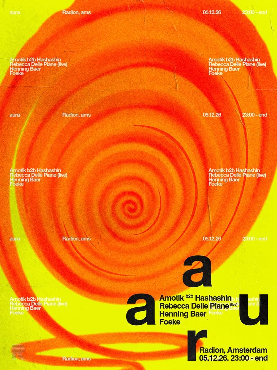 Radion Dance Night — RADION Amsterdam, Saturday, 5 December 2026