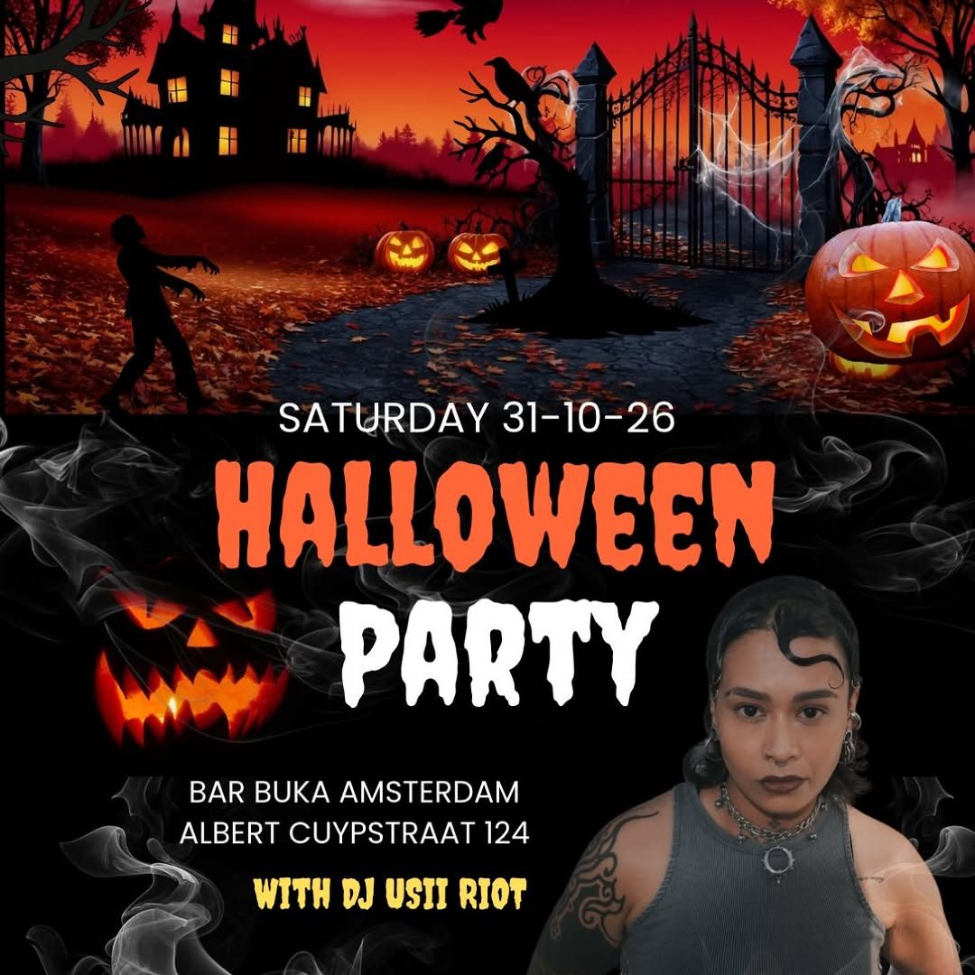 Bar Buka Halloween Party — Bar Buka Amsterdam, Saturday, 31 October 2026