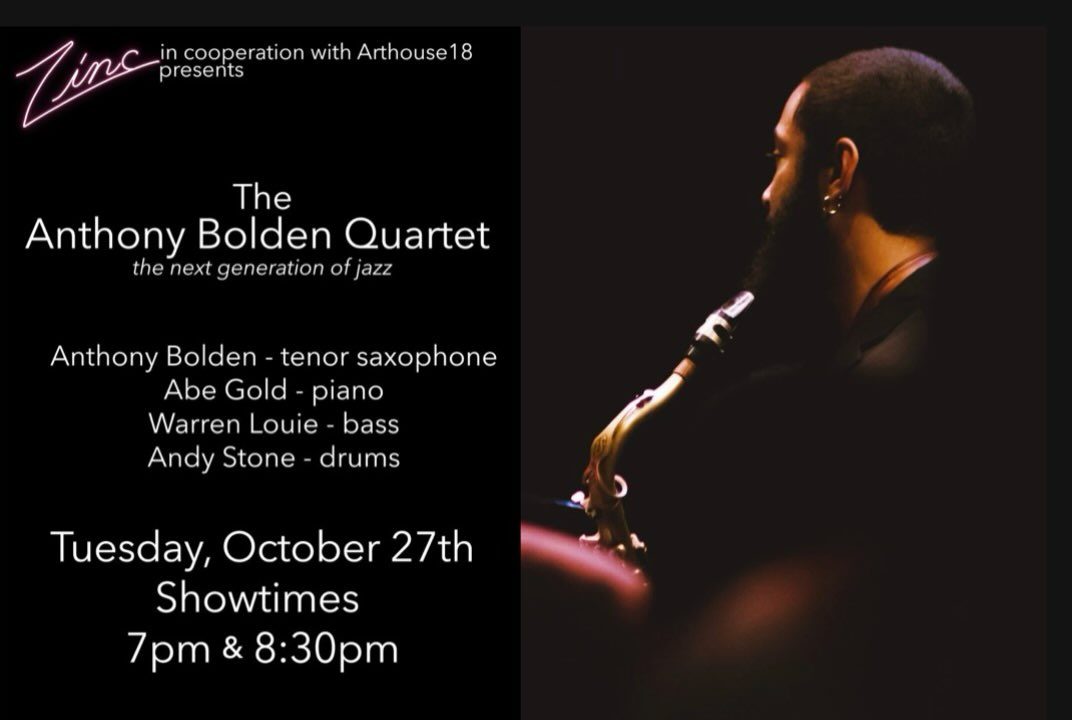 The Anthony Bolden Quartet at ZincBar