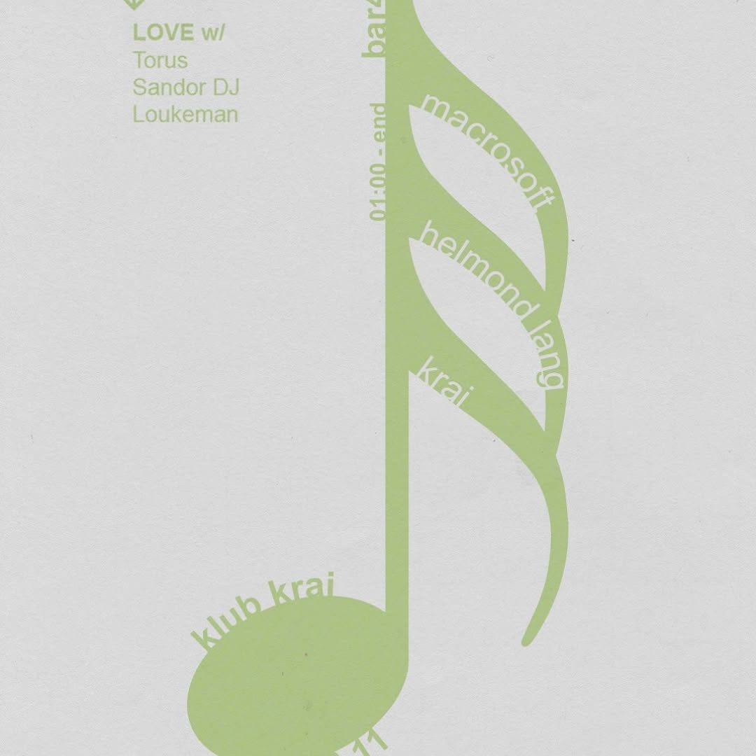 Club Loveeee — Garage Noord, Friday, 6 November 2026
