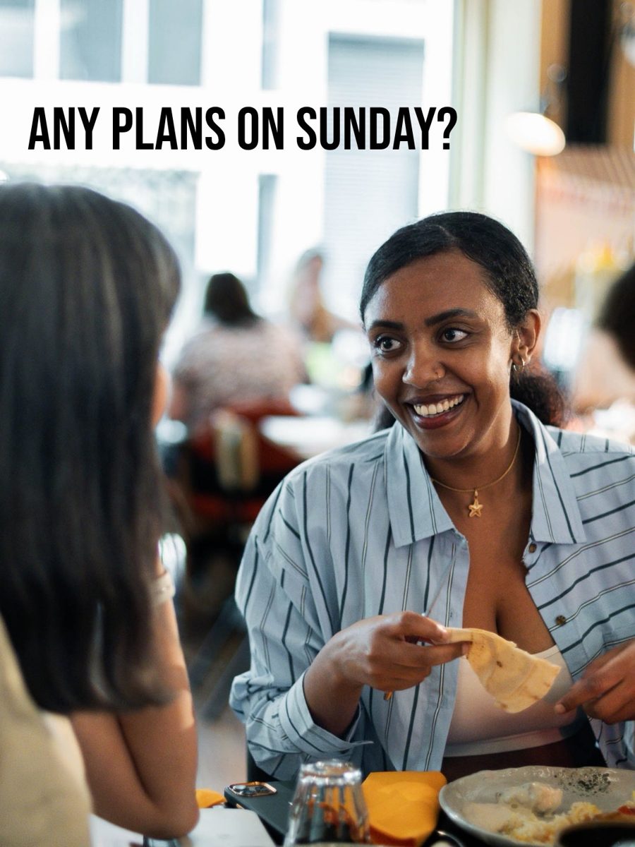 Sunday Social Hub — community dinner — A Beautiful Mess - Amsterdam, Sunday, 18 October 2026