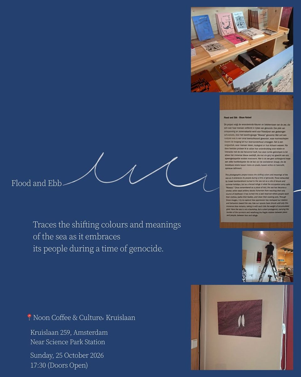Flood & Ebb — noon coffee & culture, Sunday, 25 October 2026