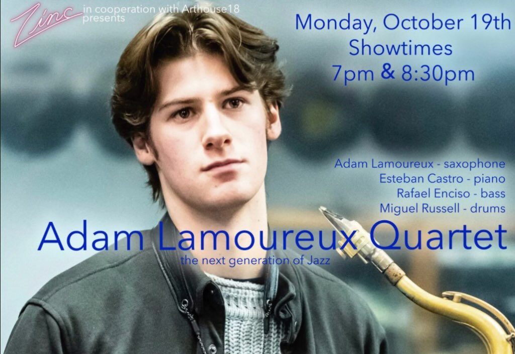 Adam Lamoureux Quartet at ZincBar
