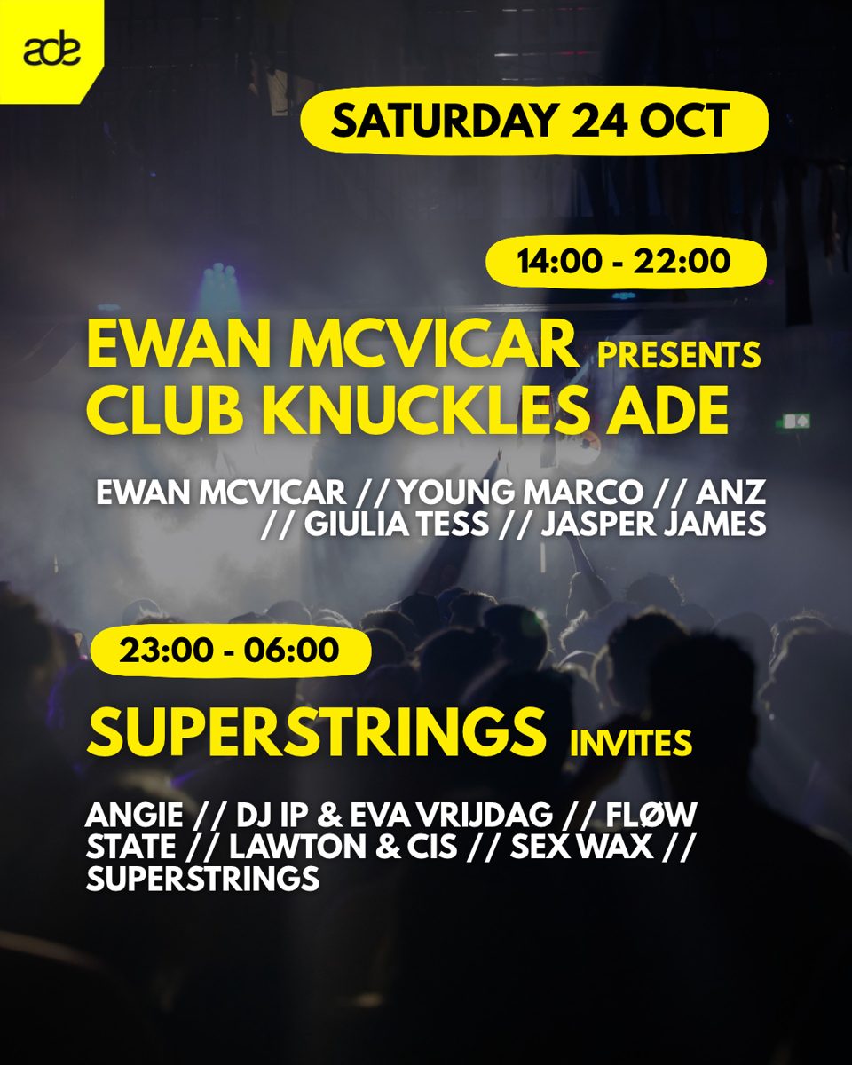 Ewan McVicar Presents Club Knuckles — IJver, Saturday, 24 October 2026