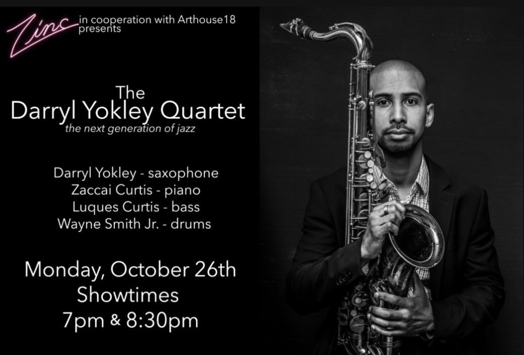 The Darryl Yokley Quartet at ZincBar
