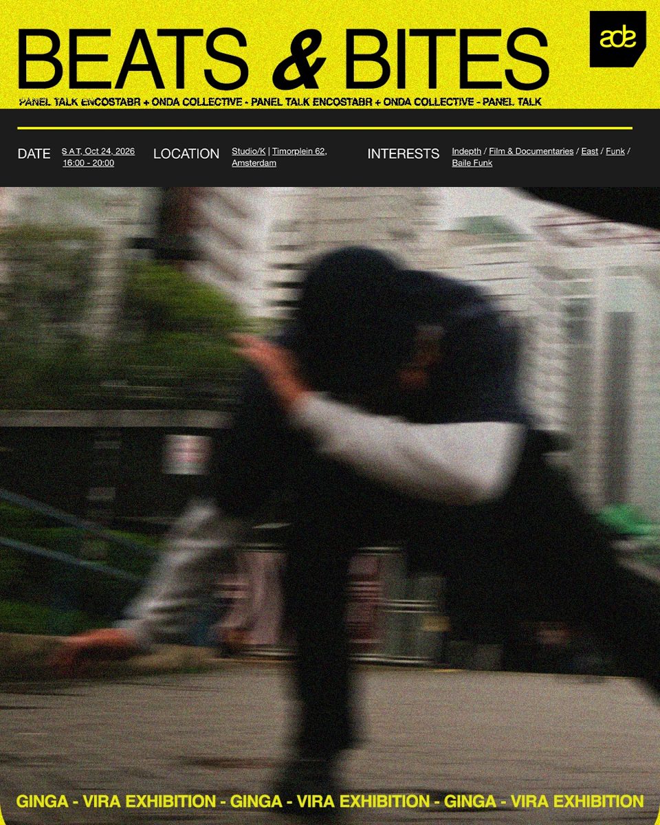 Beats & Bites — Studio/K, Saturday, 24 October 2026