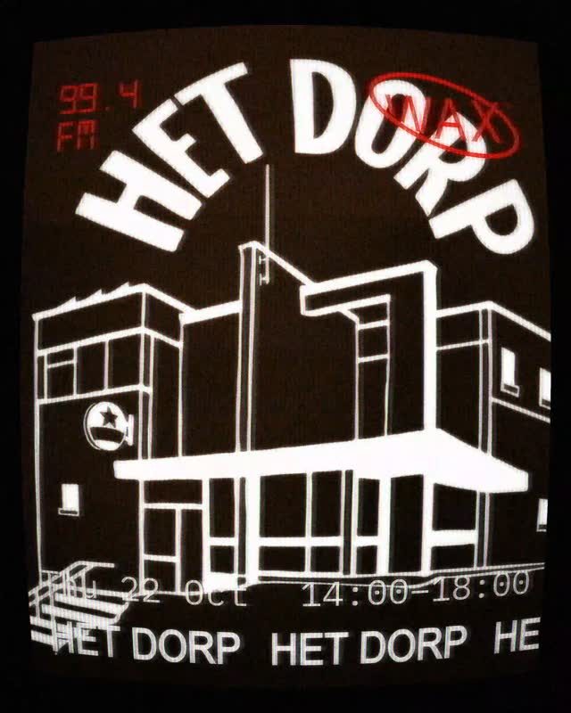 Wax Radio ADE Live Session — Het Dorp café & restaurant, Thursday, 22 October 2026