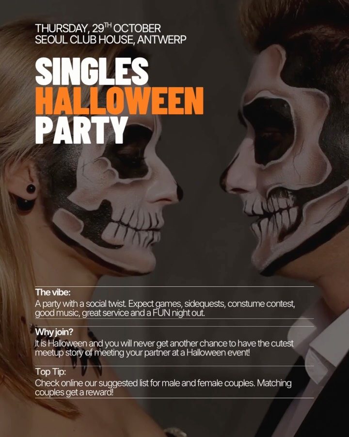 Halloween Party: Famous Couples Theme at Cocktail Bar De Vuile Was