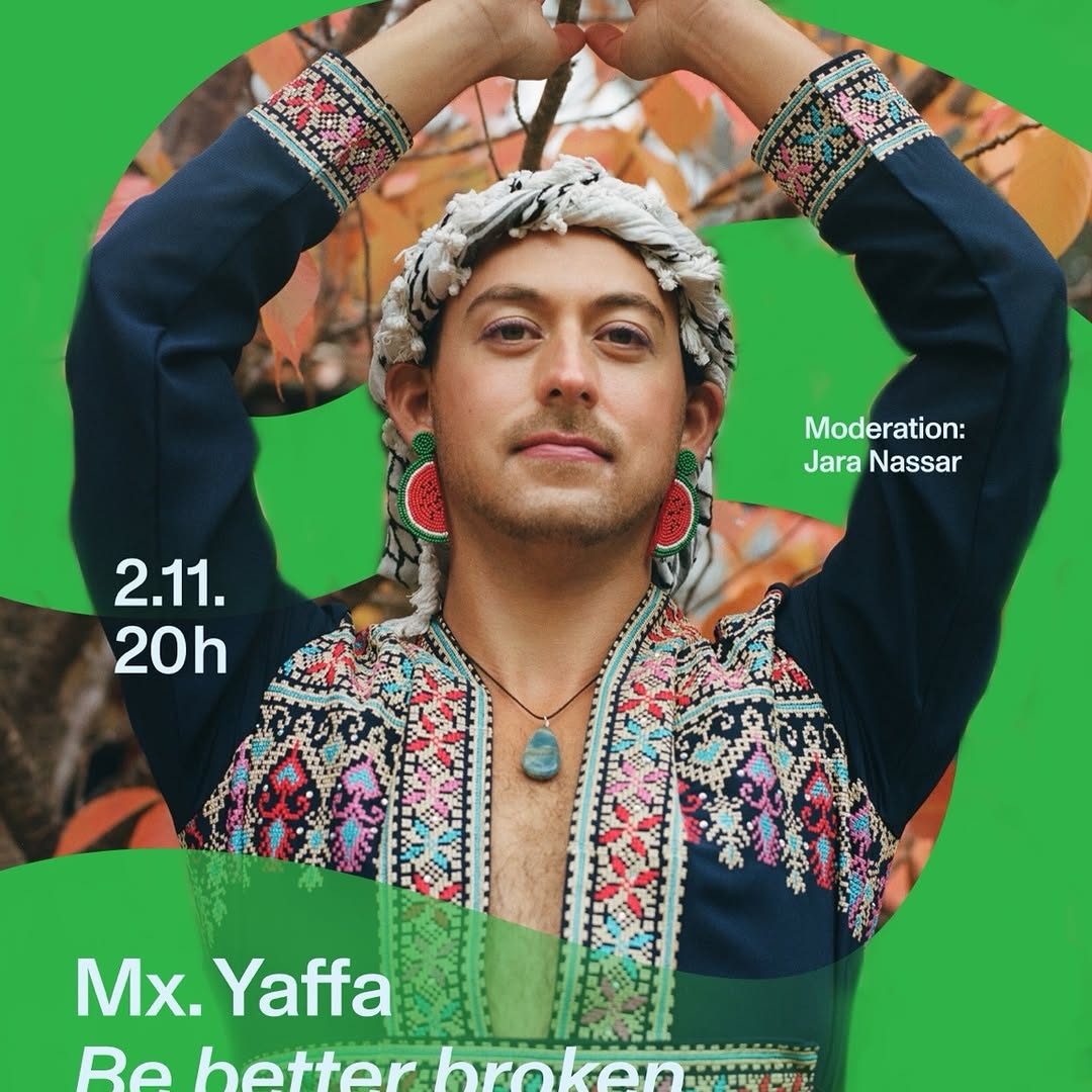 An Evening with Mx. Yaffa — She said, Monday, 2 November 2026