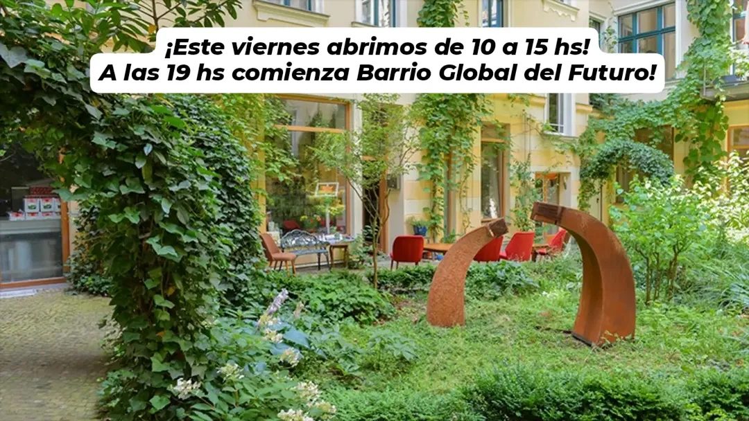 Barrio Global del Futuro at andenbuch Librería Espacio Cultural Buchhandlung KulturRaum