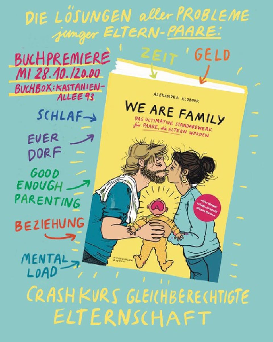 We Are Family — Book Launch — BUCHBOX! Buchhandlung im Bötzowkiez, Wednesday, 28 October 2026