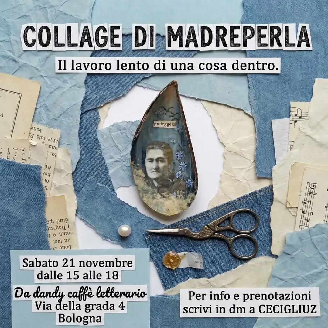 Mother-of-Pearl Collage Workshop at Dandy caffè letterario