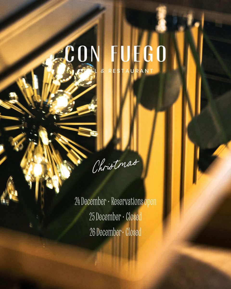 Con Fuego Christmas Eve Dinner at Con Fuego