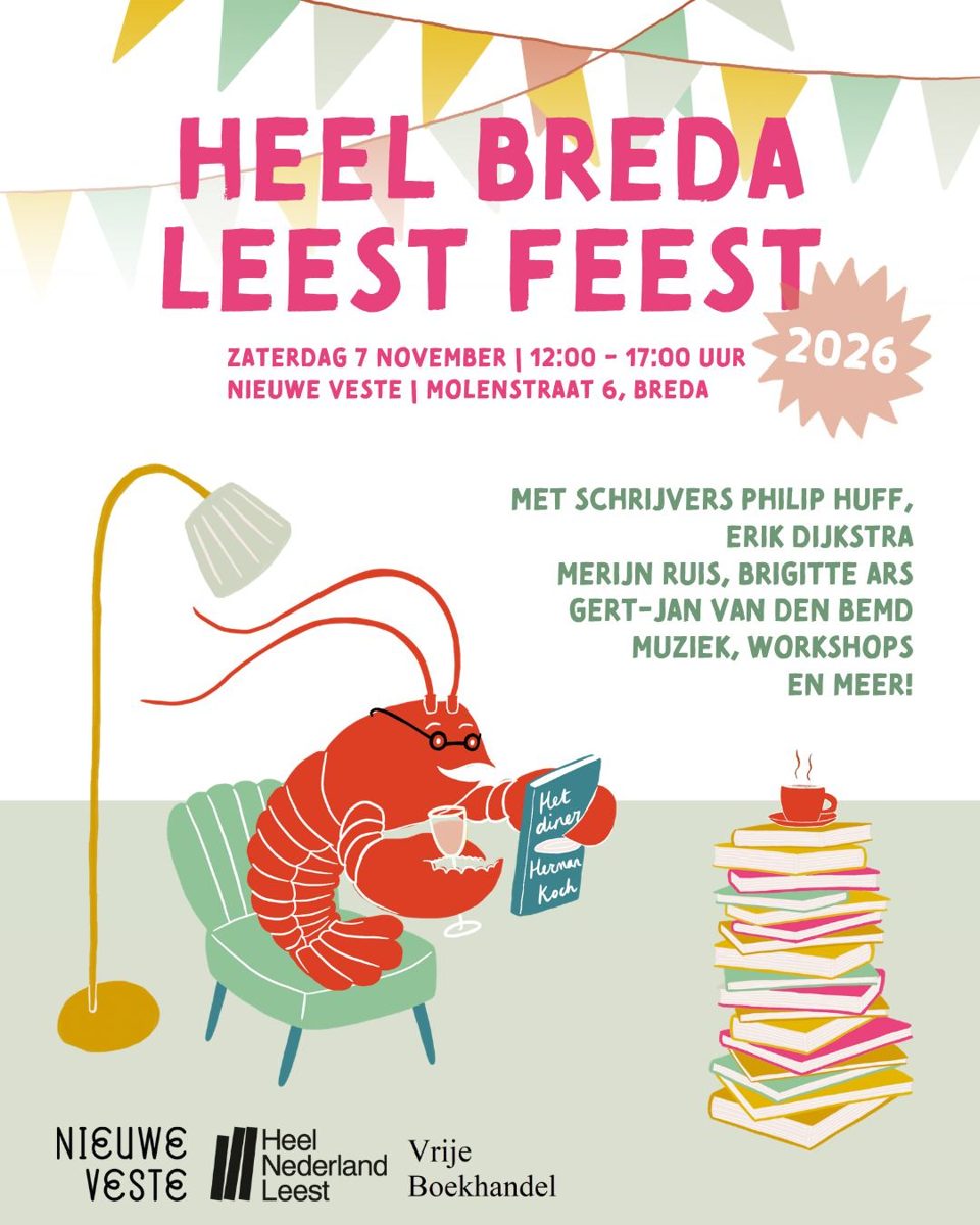 Heel Breda Leest Feest — De Vrije Boekhandel 📚, Saturday, 7 November 2026