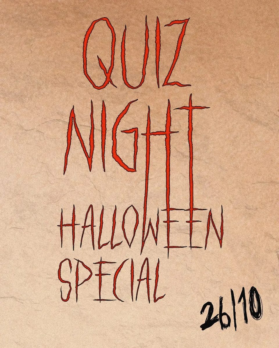 Halloween Quiz Night at Chez Stephy