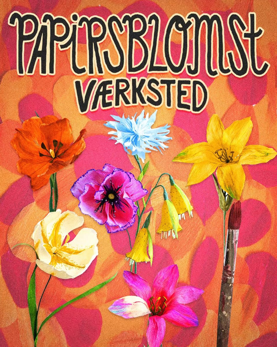 Papirsblomstværksted — Folkehuset Absalon, Saturday, 14 November 2026