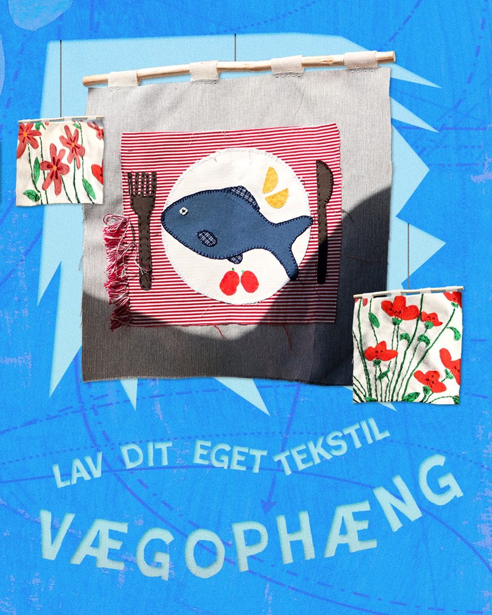 Lav dit eget tekstil vægophæng at Tårnværelset