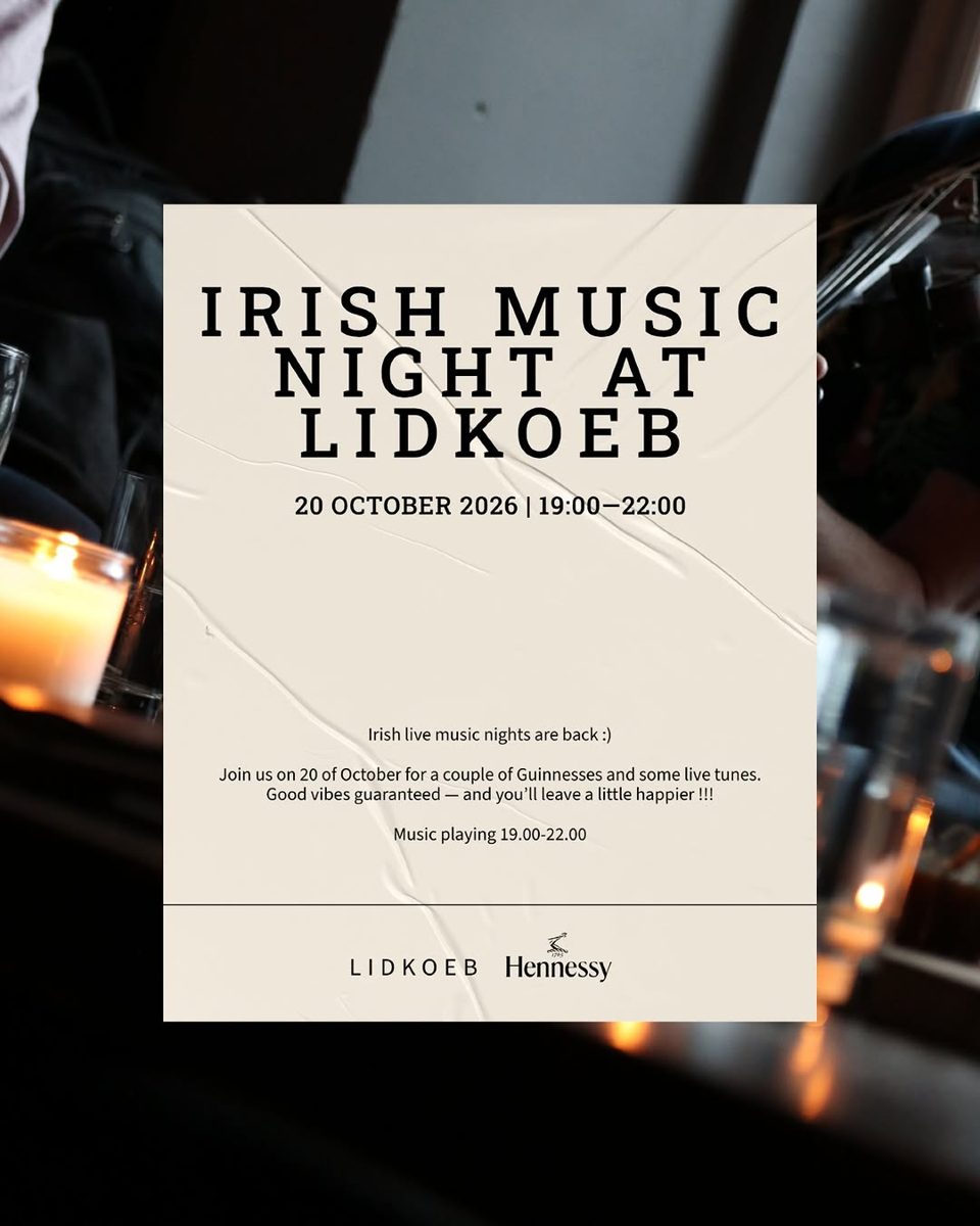 Irish Live Music Night at Lidkoeb