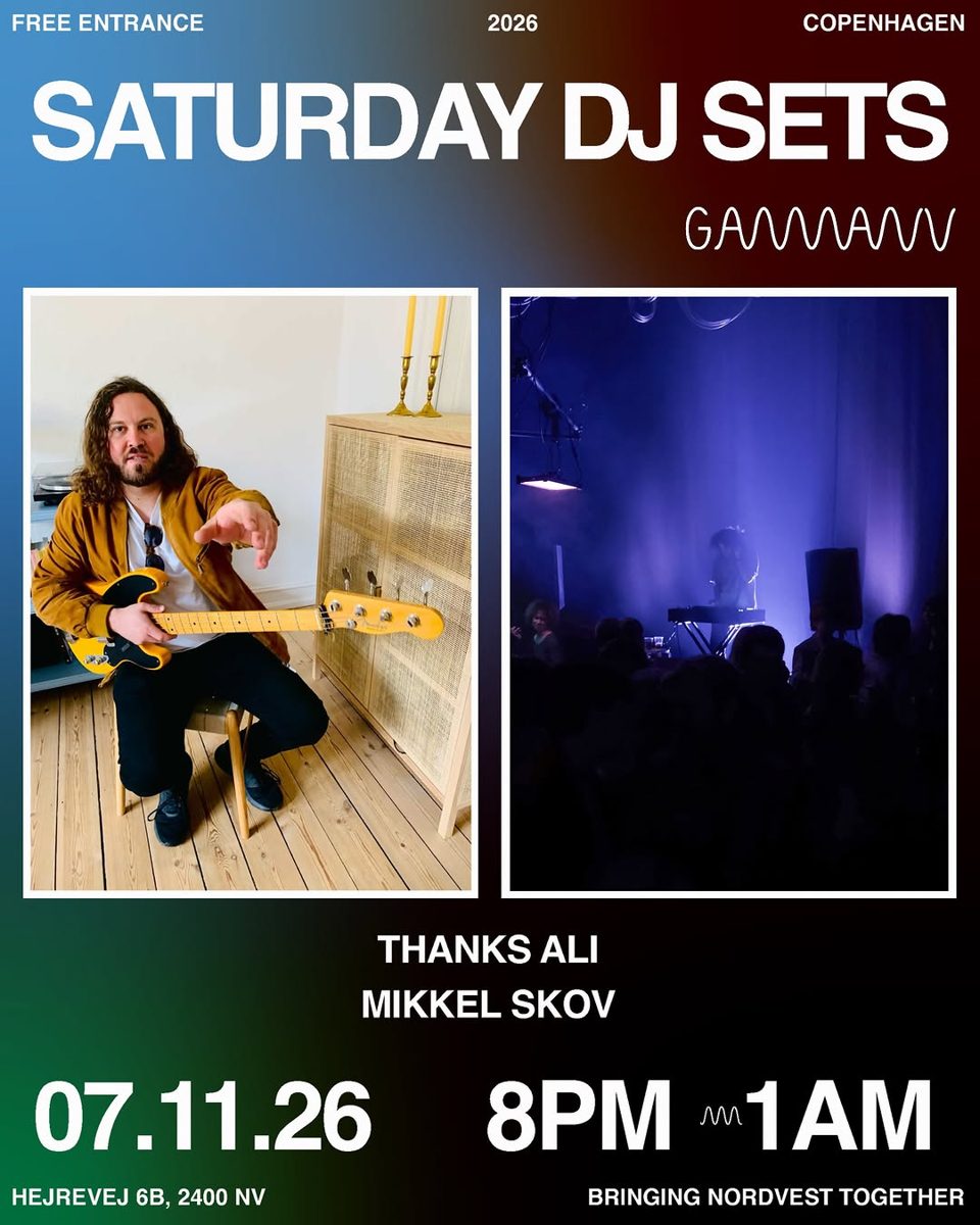Thaks Ali & Mikkel Skov — Gamma NV, Saturday, 7 November 2026