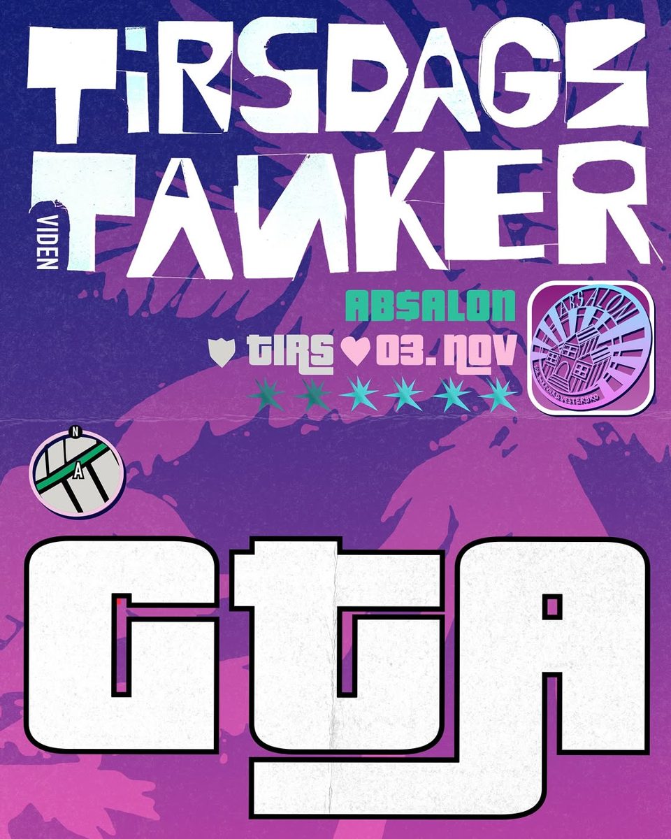 Grand Theft Auto-Aften — Folkehuset Absalon, Tuesday, 3 November 2026