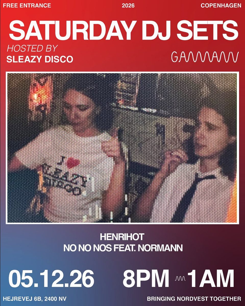 Henrihot & No No Nos feat. Normann — Gamma NV, Saturday, 5 December 2026