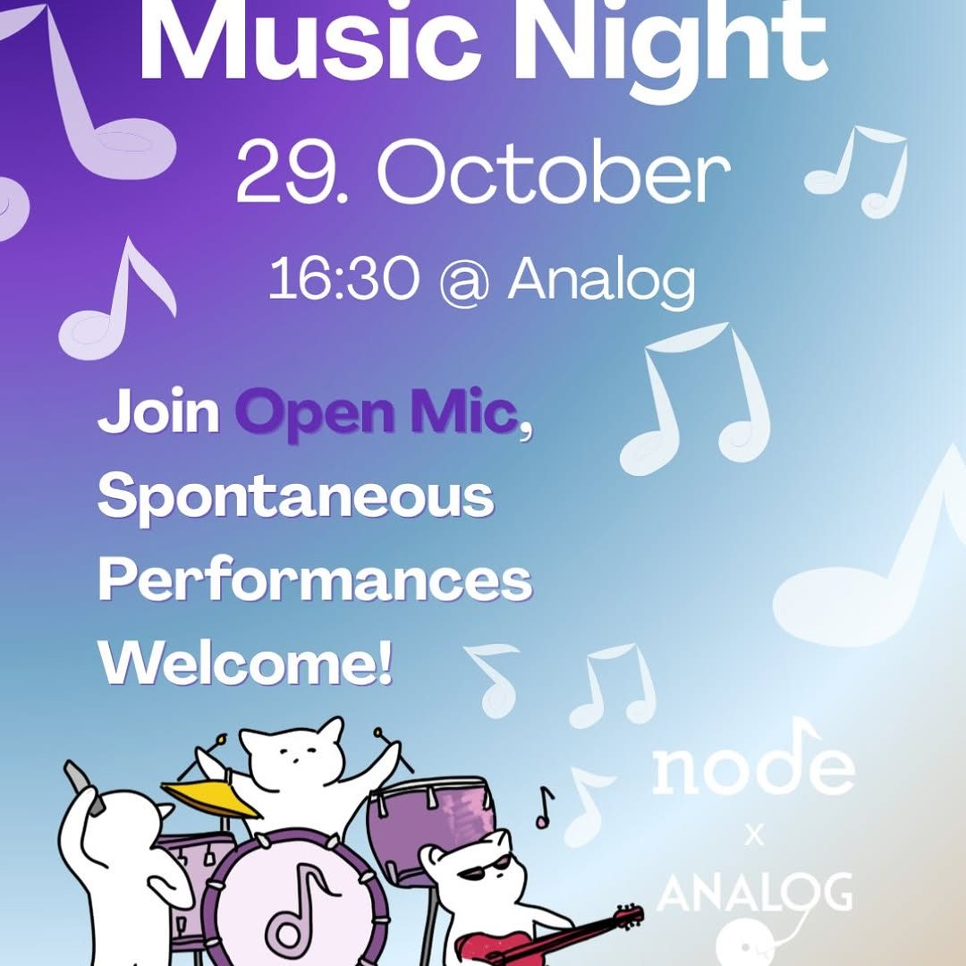 Open Mic Musical Evening at Analog x Node