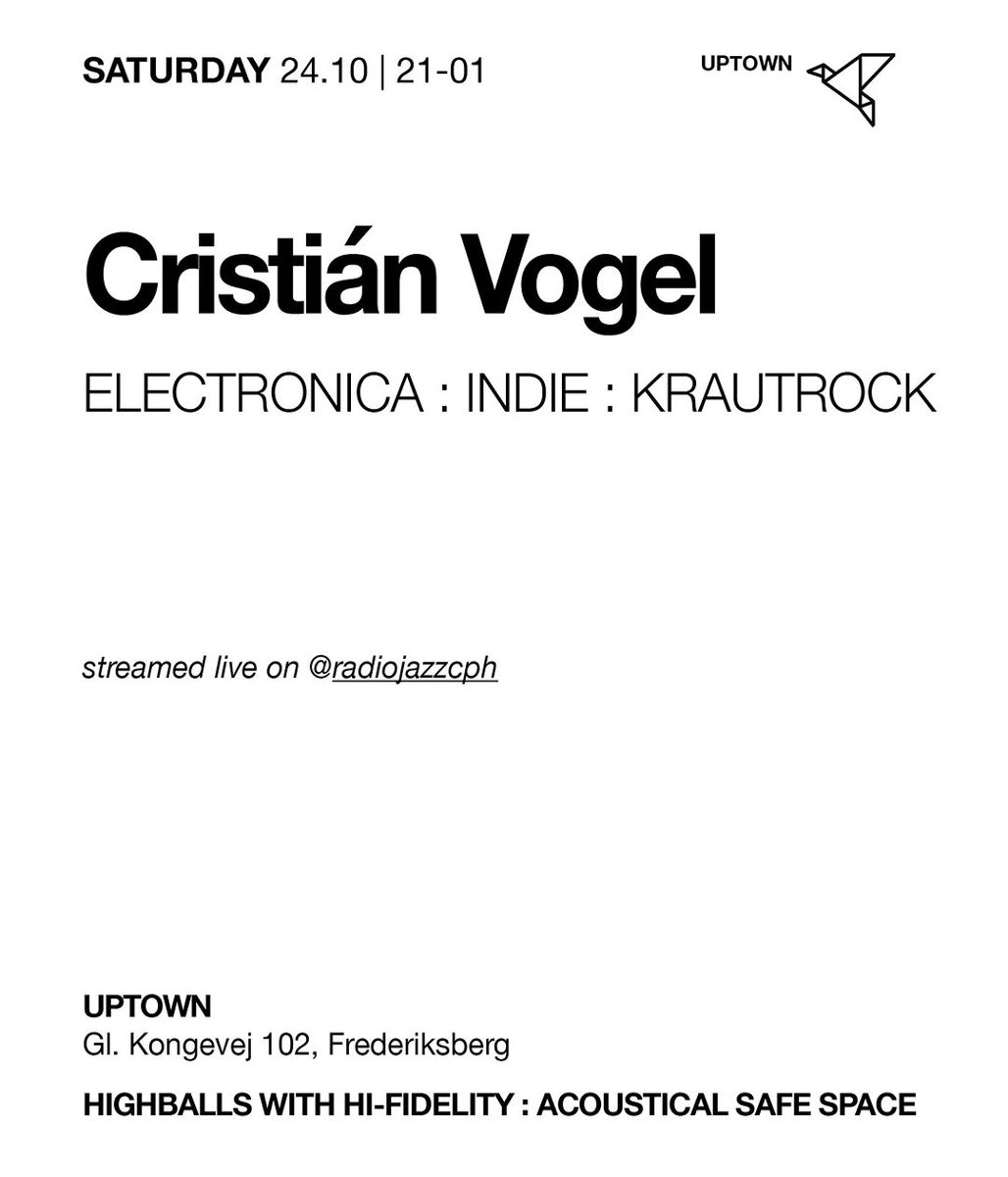 Selectors Weekly: Cristián Vogel — bird, Saturday, 24 October 2026
