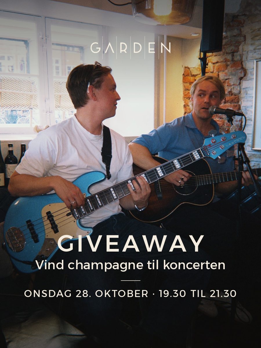 Live Music at Garden — Garden Restaurant & Vinbar, Wednesday, 28 October 2026