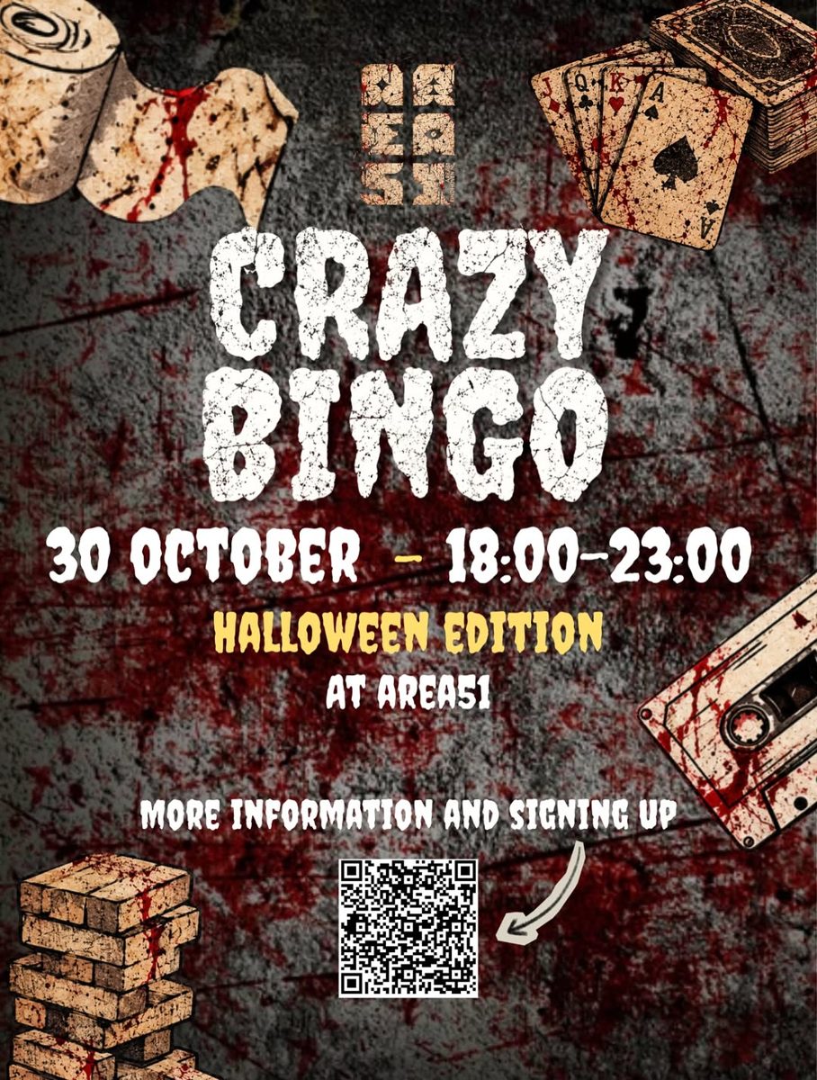 Area51 Crazy Bingo — Area 51, Saturday, 31 October 2026