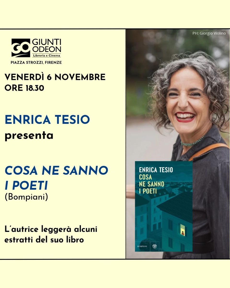 Enrica Tesio — Cosa ne sanno i poeti at Giunti Odeon