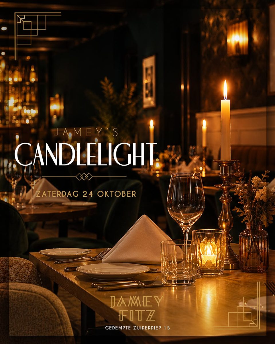 Candlelight Dinner — Jamey Fitz, Saturday, 24 October 2026