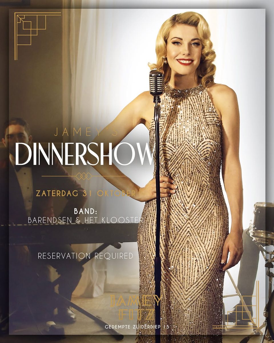 Jamey's Dinnershow — Jamey Fitz, Saturday, 31 October 2026