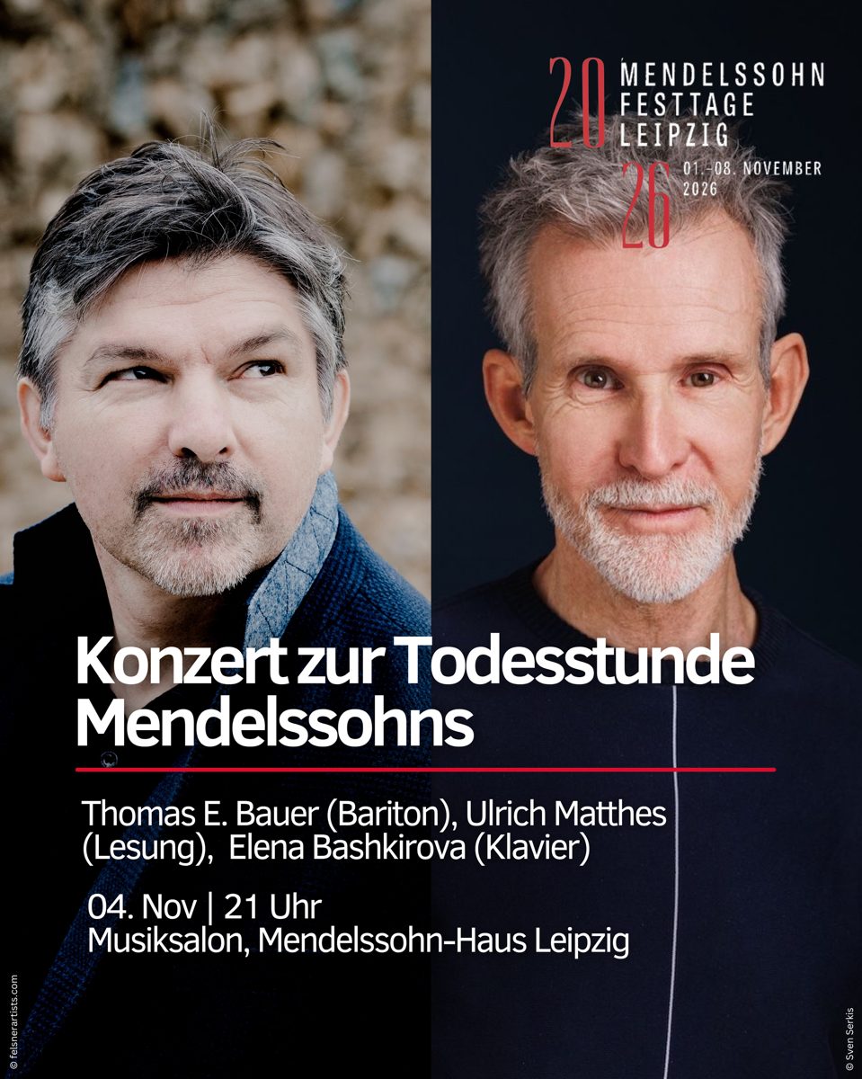 Konzert zur Todesstunde — Mendelssohn-Haus, Wednesday, 4 November 2026