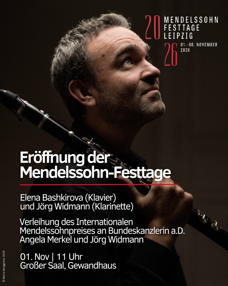 Mendelssohn Festival: Opening Concert at Großer Saal, Gewandhaus Leipzig