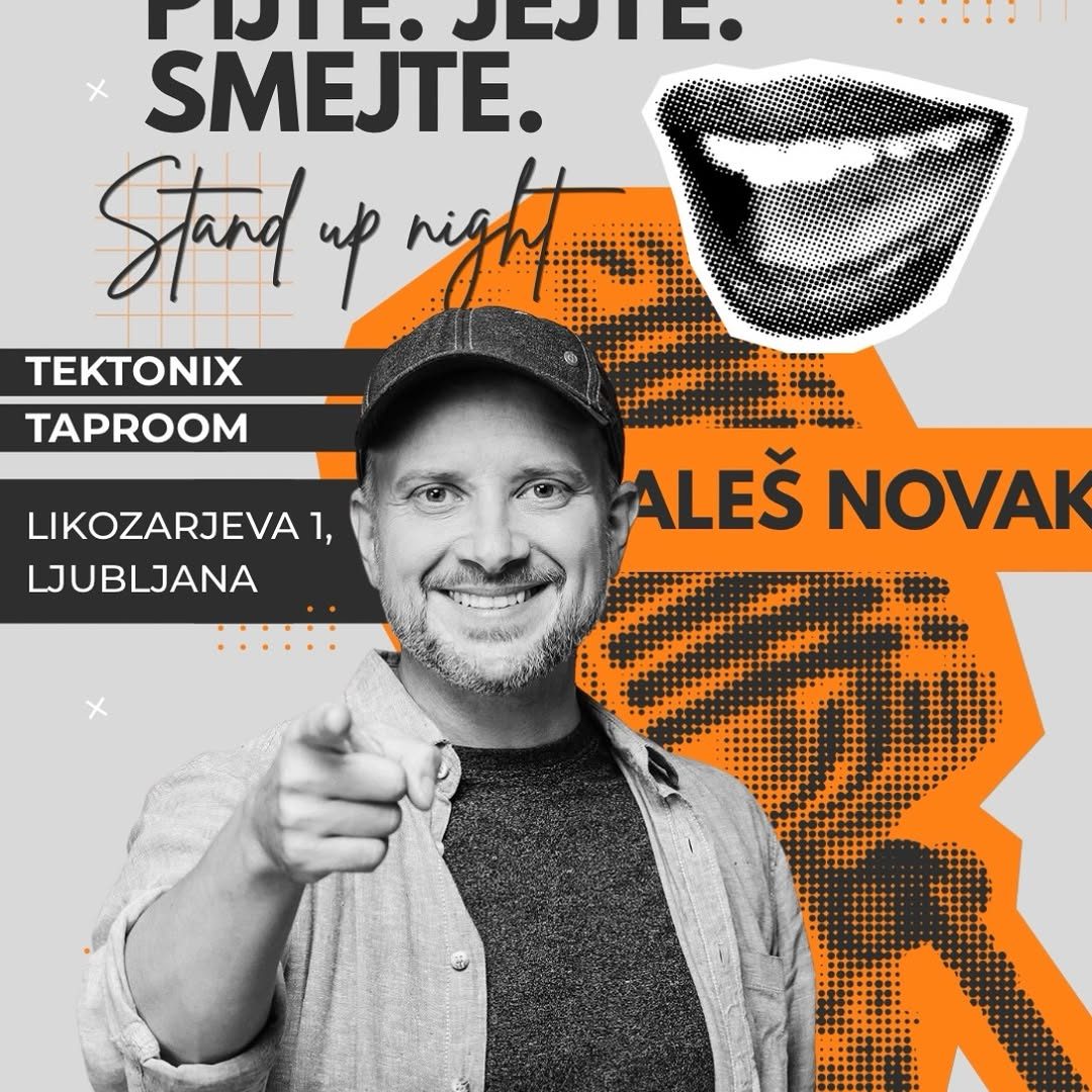 Pijte. Jejte. Smejte. — Aleš Novak — Tektonik kraft pivovarna, Wednesday, 21 October 2026