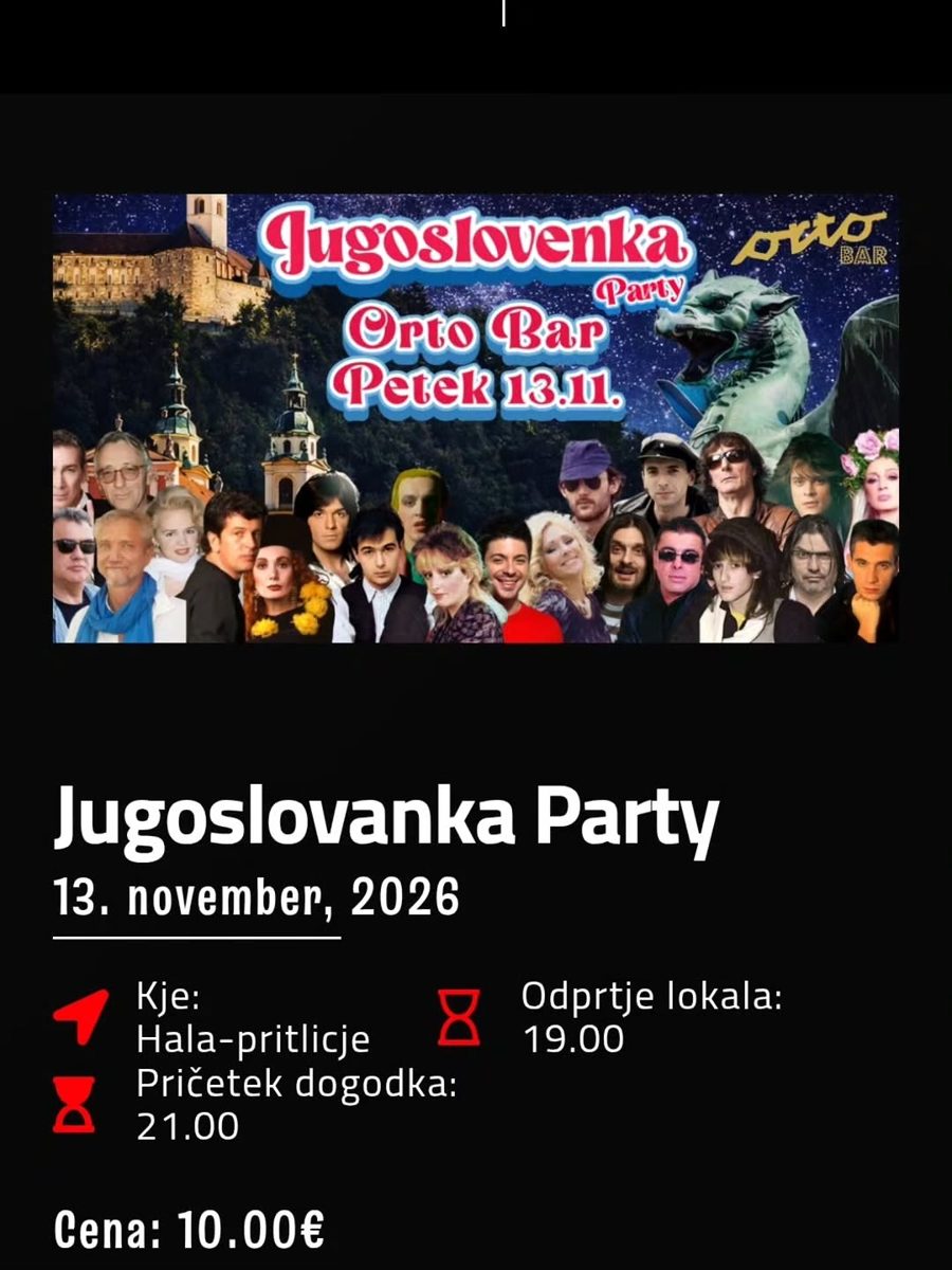 Jugoslovanka Party at Orto Bar