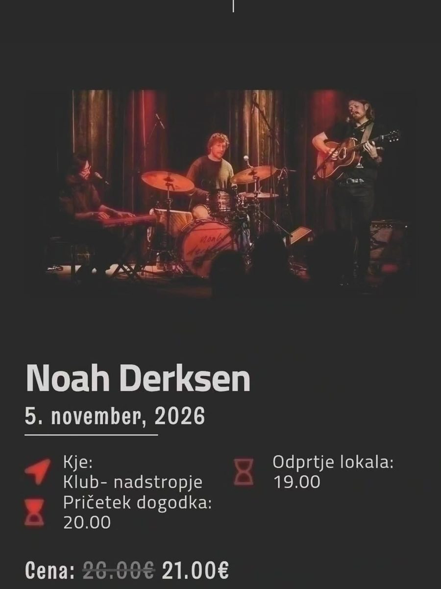 Noah Derksen at Klub-nadstropje