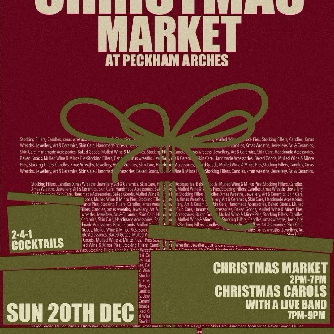 Peckham Arches Christmas Market — Peckham Arches, Sunday, 20 December 2026