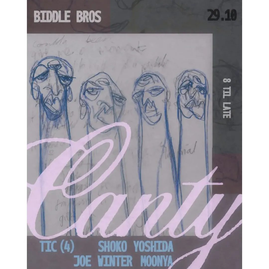 Biddle Bros Live — Biddle Bros, Thursday, 29 October 2026