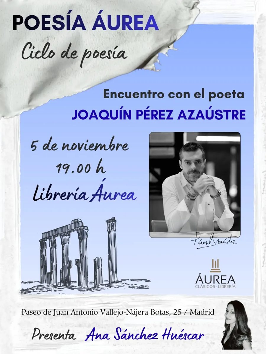 Encuentro con Joaquín Pérez Azaústre at Librería Áurea