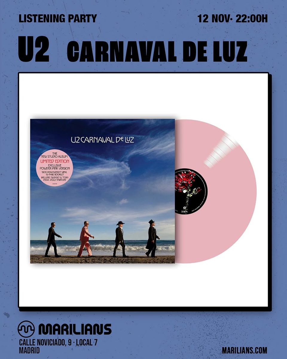 U2 - Carnaval de Luz Listening Party — MARILIANS RECORDS, Thursday, 12 November 2026