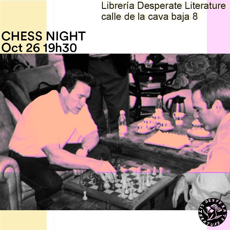 Chess Night at Librería Desperate Literature (Bookshop)